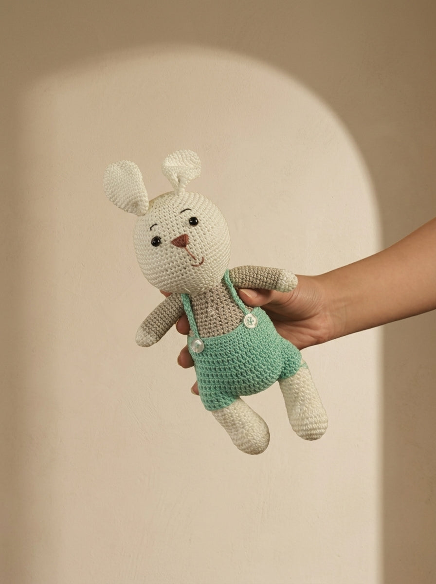 Crochet Bunny 'Toby Hops' by Looped Little Things