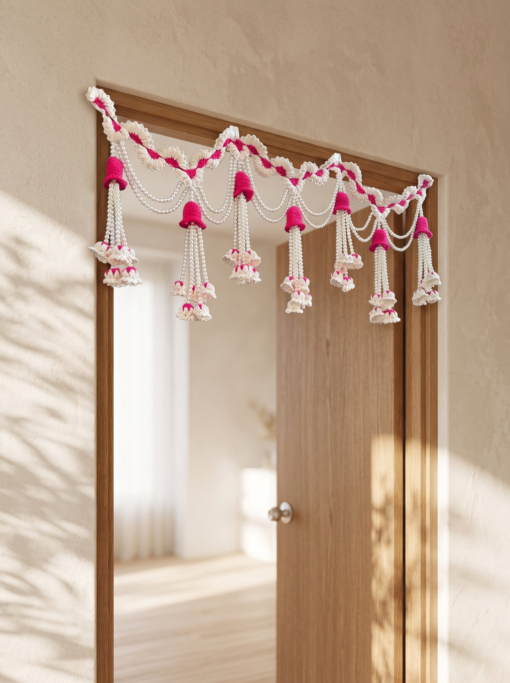 Crochet Toran 'Bells & Pearls' by Looped Little Things