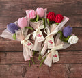 Crochet Mini 2-Stem Flower Bouquet — Twice as Nice