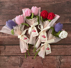 Crochet Mini 2-Stem Flower Bouquet — Twice as Nice