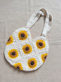 Crochet Sunflower Tote 'Sunflower Power' by Looped Little Things