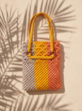 Knitted Tote 'Triple Threat' by Looped Little Things