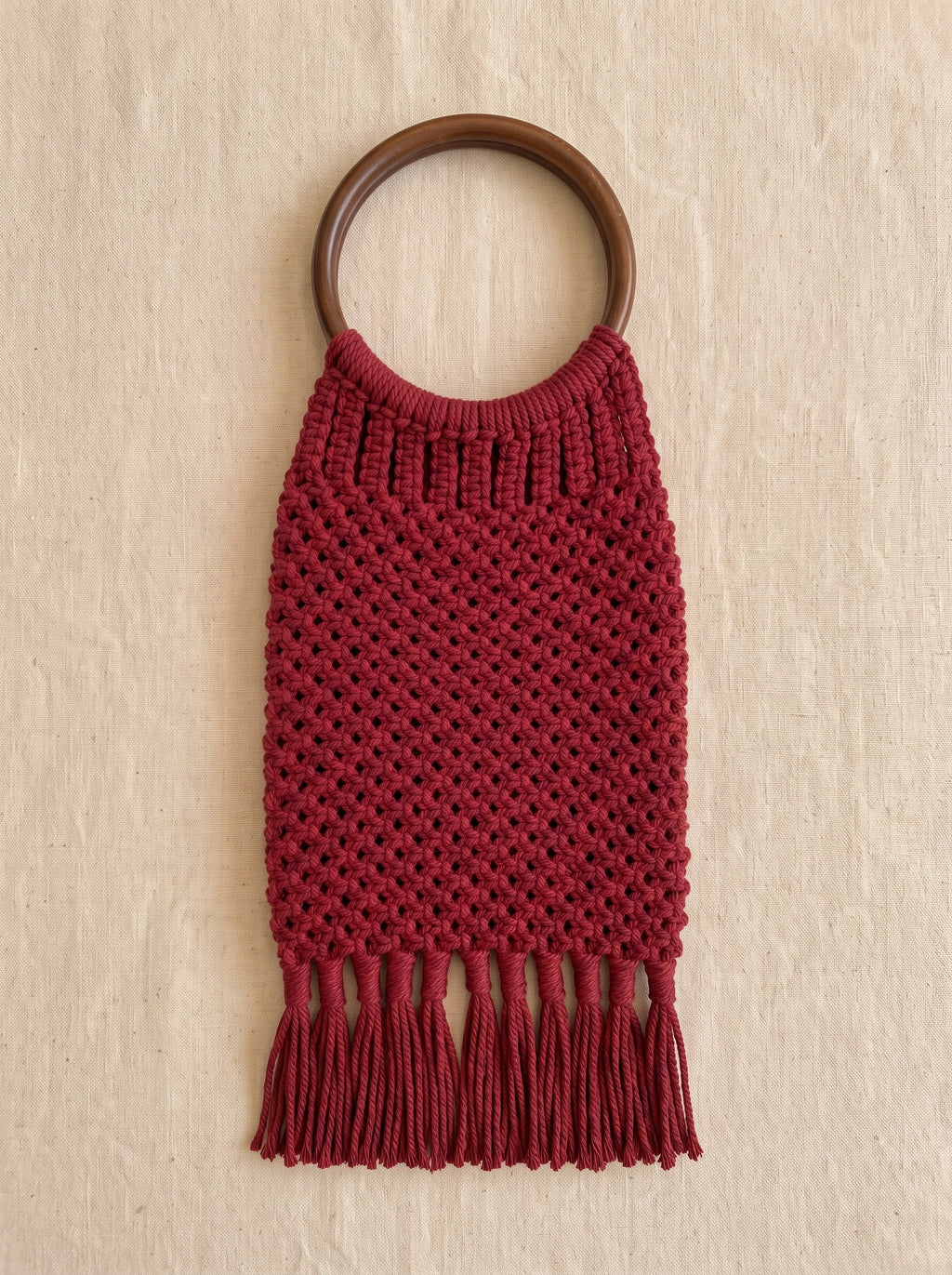 Macramé Long Tote 'Tote-ally Tall' by Looped Little Things