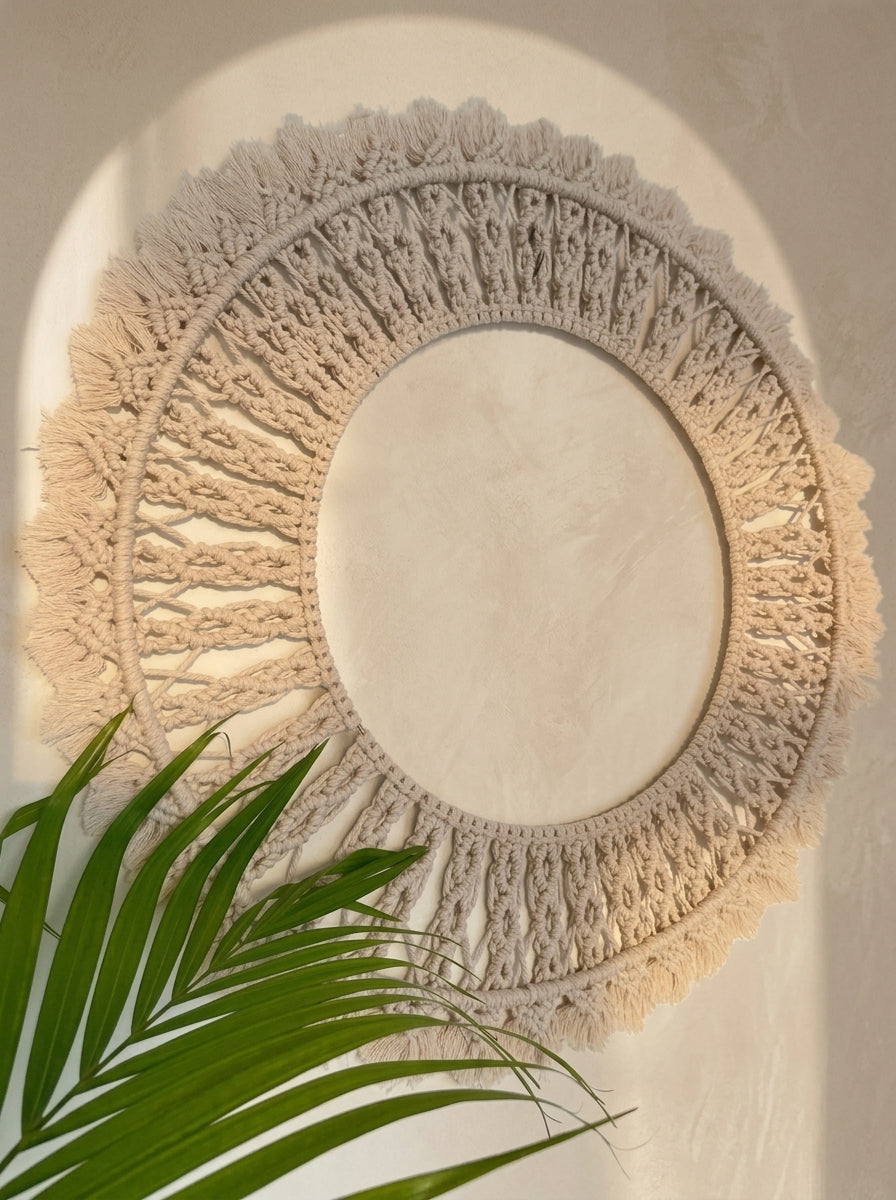 Macramé Mandala Frames 'Frame Game' by Looped Little Things