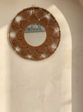 Macramé Mirror 'Down to Earth' by Looped Little Things