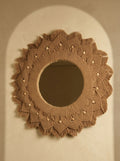 Macramé Mirror 'Nuts About You' by Looped Little Things