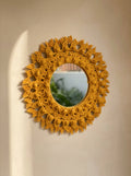Macramé Mirror 'Ring Ring' by Looped Little Things