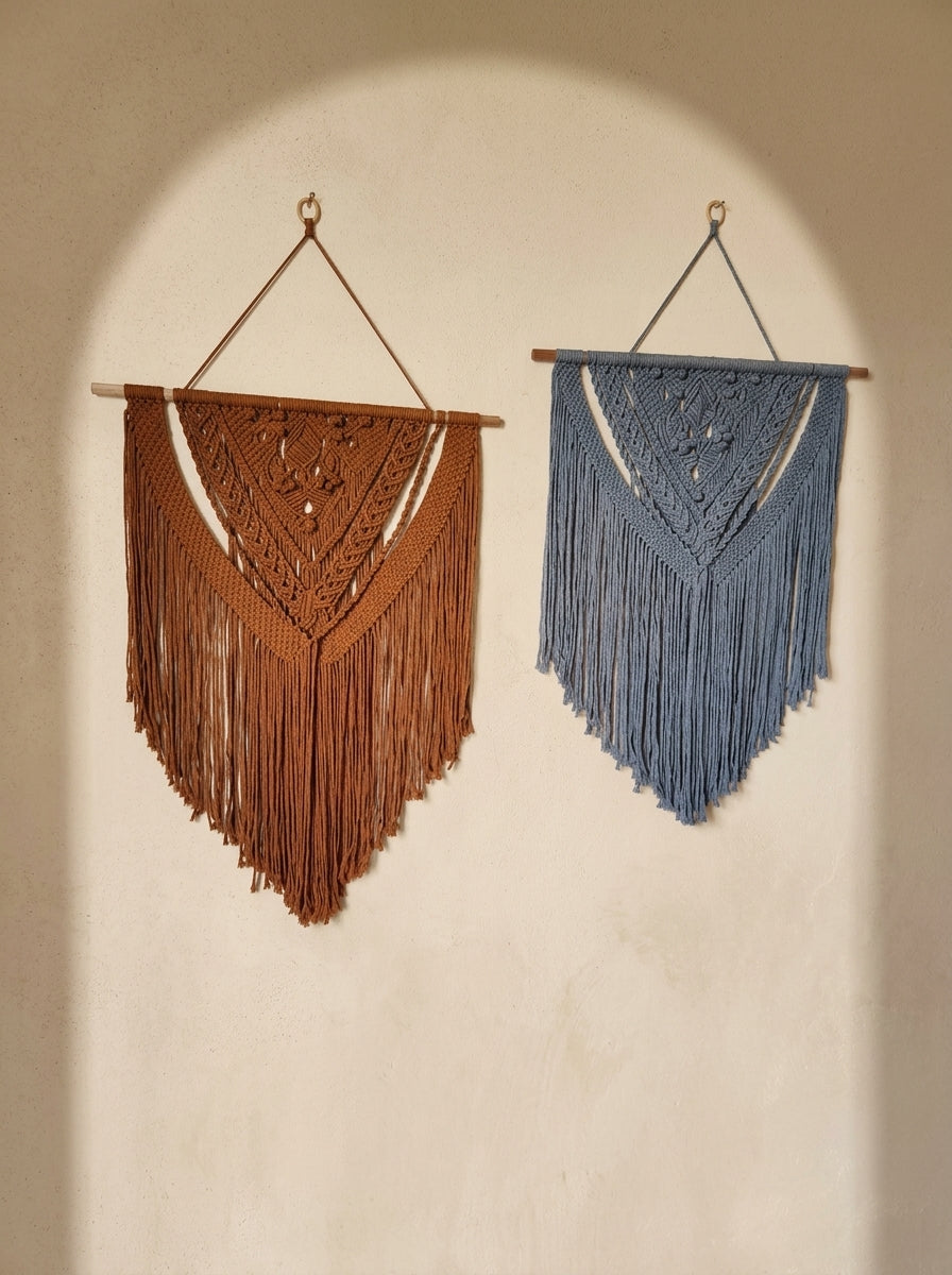Macramé Wall Hanging 'Boho Bliss' by Looped Little Things