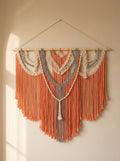 Macramé Wall Hanging 'Just Peachy' by Looped Little Things