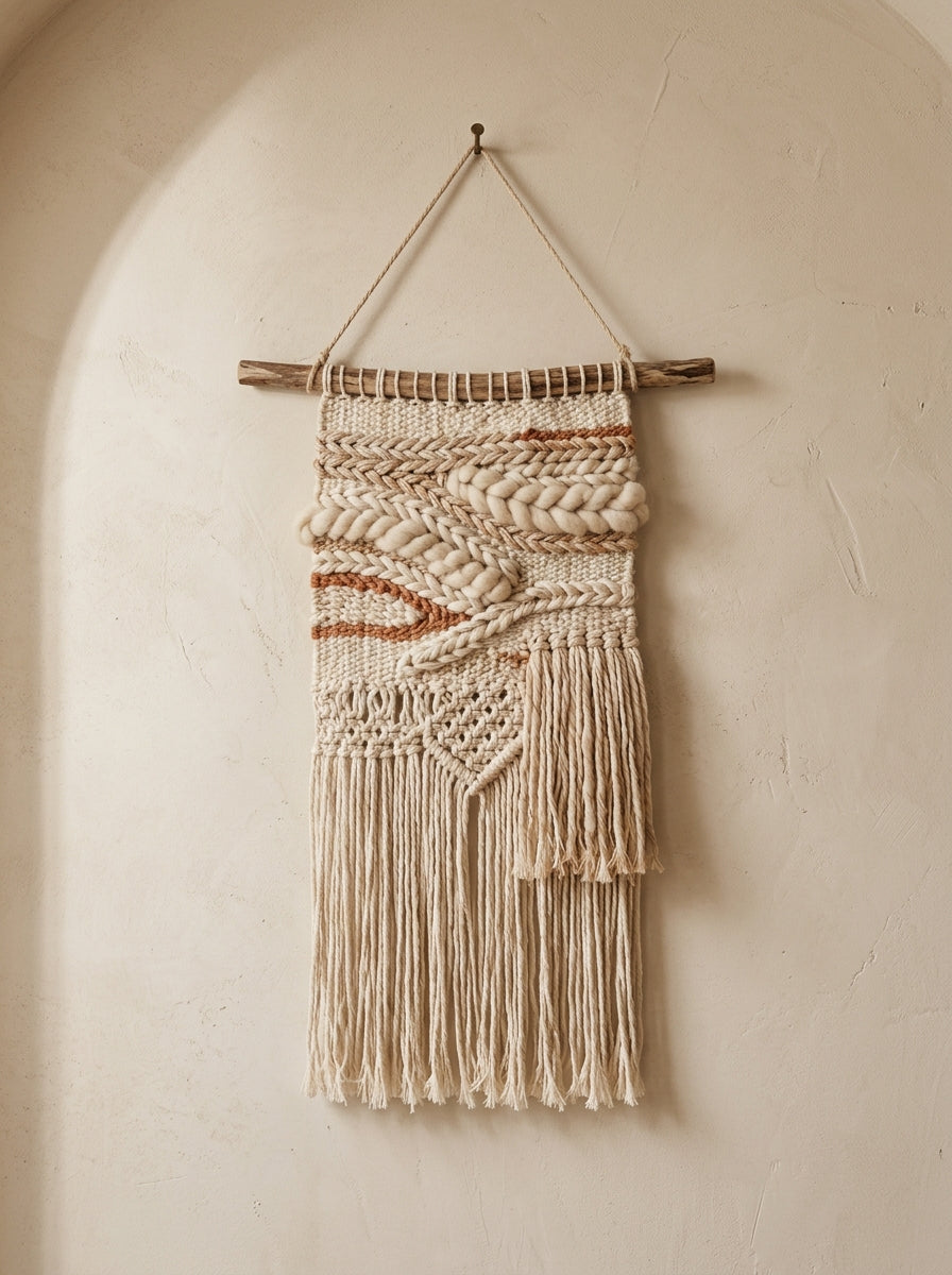 Macramé Wall Hanging 'Peak Performance' by Looped Little Things